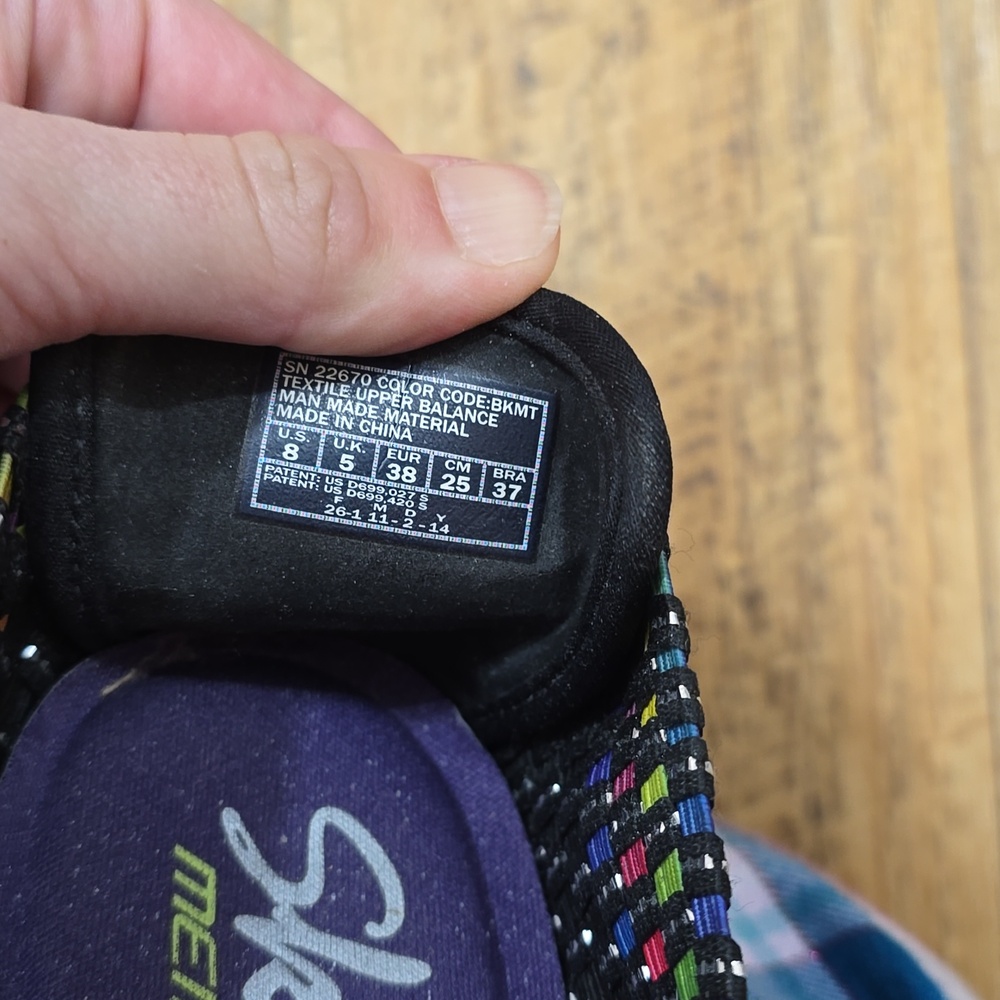 Skechers Multicolor Woven Slip-On Flats - Picture 7 of 7